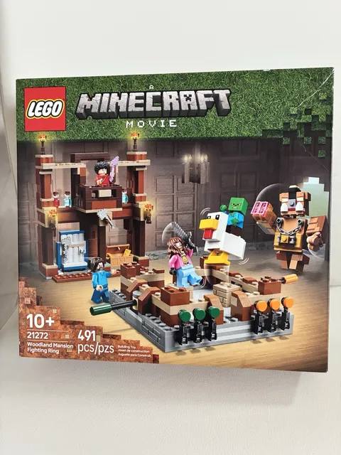 Lego-New Lego A Minecraft Movie 21272 Chicken Jockey, Steve