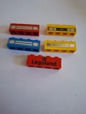 No 292.  5 x Lego Basic 1x4 3010 Printed
