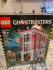 LEGO GHOSTBUSTERS 75827 FIREHOUSE HEADQUARTERS COMPLETE W/ MANUAL & BOX