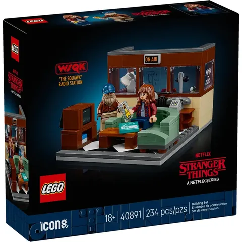 LEGO 40891 Stranger Things Wsqk Radio Station *Ships Worldwide*