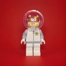 Lego SpongeBob SquarePants Sandy Cheeks Squirrel Astronaut Minifigure