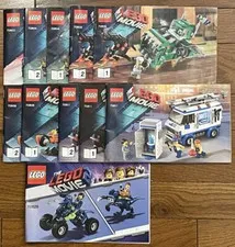 Lot of 11 The LEGO MOVIE Instruction Manuals Only (No Bricks) 70803 70804 70811