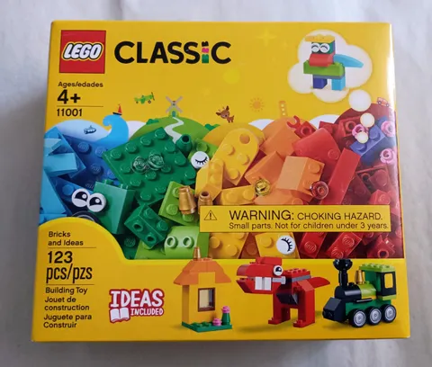 Lego Classic New SEALED 123 pcs Bricks and Ideas 11001