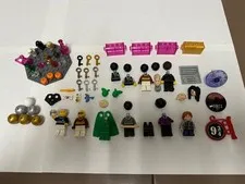 Lego HP Harry Potter set minifigures accessories Hogwarts Express Pieces Lot