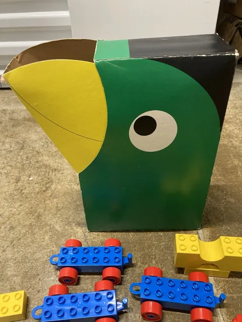 Vintage Lego Box With Some Legos Incomplete Orginal Set