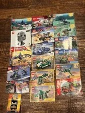 Large LEGO Instruction Manual Lot Star Wars Ninjago City Marvel Creator