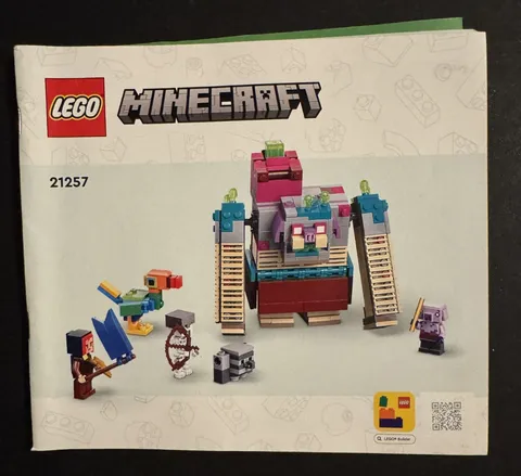 LEGO Minecraft House of the Allay 21257 Instruction Manual Booklet