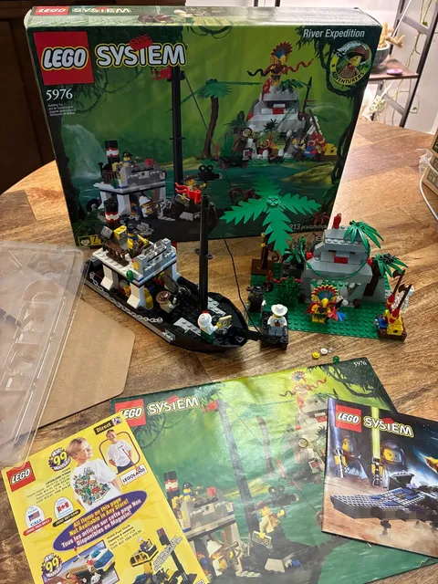 LEGO Adventurers: River Expedition (5976) Complete w Instructions Box Minifigs