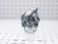 LEGO Dark Gray Spiked Wavy Hair Minifig AC