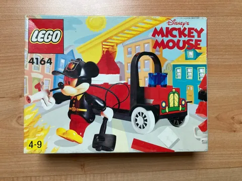 Lego Vintage Fabuland 4164 Mickey's Fire Engine New/Sealed