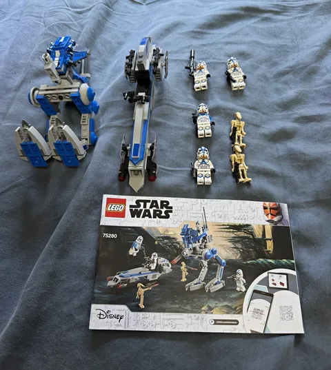 LEGO Star Wars 501st Legion Clone Troopers 75280 285pcs 7+ COMPLETE SET No Box