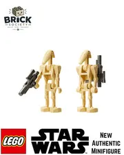 LEGO Battle Droid Lot of 2 75372 Minifigure-Clone Trooper & Battle Droid Battle