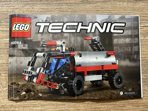 LEGO Technic 42084 Hook Loader Original Notice Instructions Truck 2018