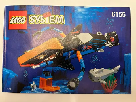 LEGO Aquazone: Deep Sea Predator (6155) 100% Complete, Excellent Condition!