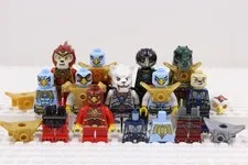 LEGO Chima Minifigure Parts Repair Lot Laval Sir Fangar Cragger Eris Flinx