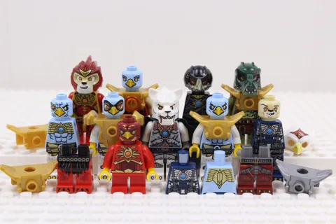 LEGO Chima Minifigure Parts Repair Lot Laval Sir Fangar Cragger Eris Flinx