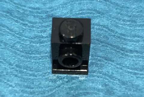 LEGO PART 4070 ERLING BRICK 1X1 WITH HEADLIGHT (BLACK)