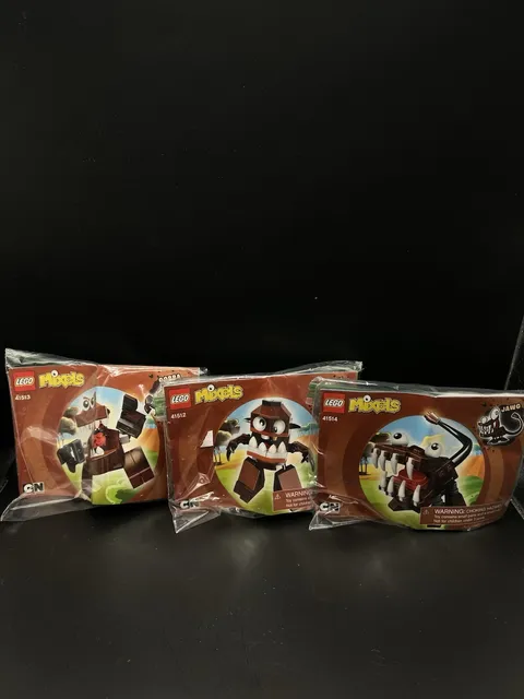 LEGO Mixels Fang Gang Lot 41512 41513 41514 Complete w/ Instructions No Box