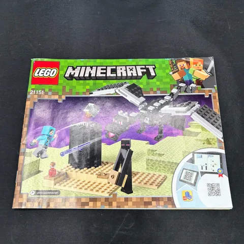 LEGO Minecraft The End Battle 21151 Instructions Manual Booklet Guide Only