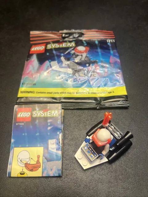 Lego Space Ice Planet 2002 Ice Planet Scooter 1711 Complete W/Bag & Instructions