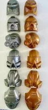Bionicle Set of 6 Gold & Silver Kanohi Toa Mata Masks