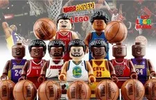 🏀 Lebron Kobe Michael Jordan MJ Steph mini Figure Custom basketball Minifigure 
