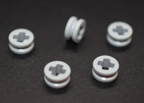5 LEGO Light Bluish Gray Technic Bushing 1/2 Smooth spacer stop 32123 6271165