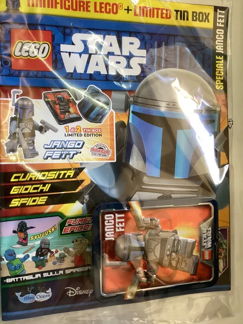 LEGO Star Wars Magazine Limited Tin Box Jango Fett #1 New Sealed
