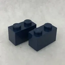 LEGO 3004 Dark Blue Brick 1 x 2 (x2)