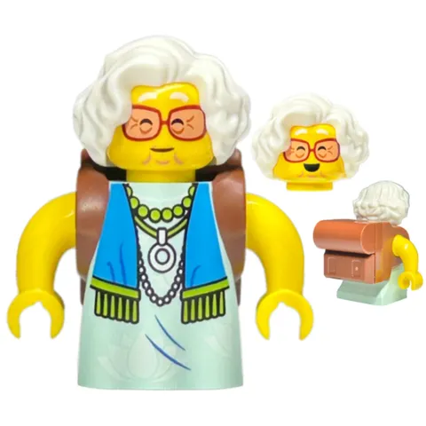LEGO DREAMZzz Mrs Castillo Minifigure drm014 w/ Backpack NEW Genuine