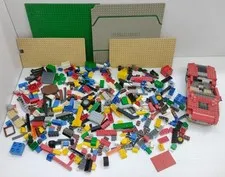 Lot 1.5kg of Bricks Mixed Buildings Various Pieces Shapes Sizes & Colors...