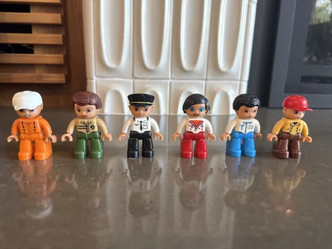 Lego Duplo Figure Lot Of 6