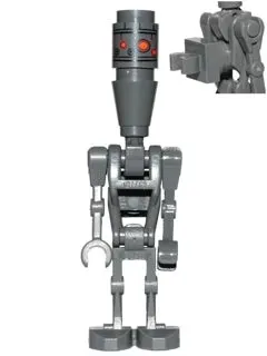 LEGO® Minifigure Star Wars sw0831a IG-88 w/Round 1 x 1 Plate
