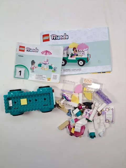 LEGO Friends Heartlake City Ice Cream Truck Set -INCOMPLETE- AS IS