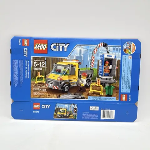 LEGO CITY Service Truck 60073 Retired 2015 - Box Package Only