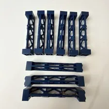LEGO Girder Lot Vertical 2 x 2 x 10 - Dark Blue Support Beam CITY Parts 95347