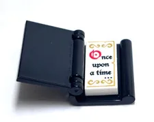 Lego - Minifigure Utensil - Black, Book / Novel