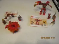 Lot of Two NINJAGO Dragons Rising 71823 Spinjitzu Spinner & 71851 Dragon Mech