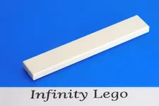 20 LEGO White Tile 1 x 6 Smooth Finish (6636 63324) - (20 Pieces)
