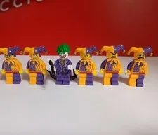 LEGO Batman The Joker sh354 & 5 Jester Henchmen Minifigure Lot 6 Figs Series 12