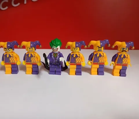 LEGO Batman The Joker sh354 & 5 Jester Henchmen Minifigure Lot 6 Figs Series 12