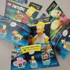 LEGO Dimensions Simpsons LOT Bart 71211 Homer 71202 Krusty 71227 FUN LEVEL PACK