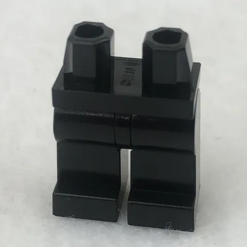 LEGO 970c00 Black Hips and Legs Plain