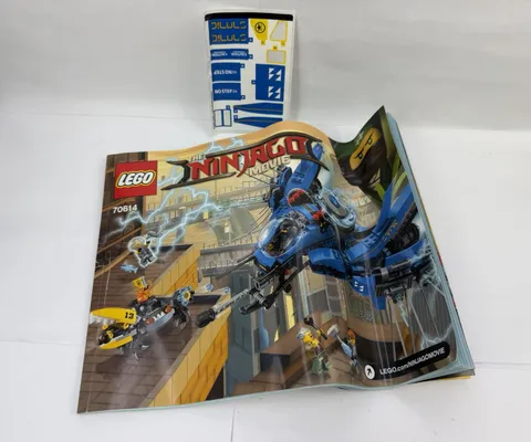 LEGO 70614 Ninjago Lightning Jet Instructions Manual + Sticker Sheet 2017