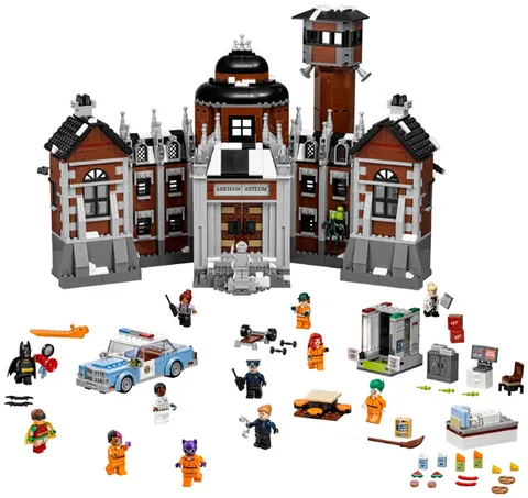 LEGO TBatman Movie: Arkham Asylum (70912) - Comp: Box, Manuals, Minis! FREE SHIP