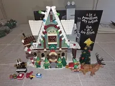 LEGO Icons Winter Village Elf Club House (10275) Complete 1197pc
