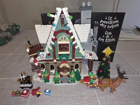 LEGO Icons Winter Village Elf Club House (10275) Complete 1197pc