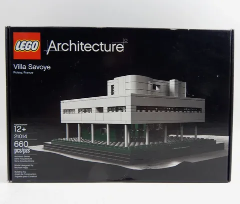 LEGO ARCHITECTURE 21014 Villa Savoye Le Corbusier NEW SEALED Light Shelf Wear