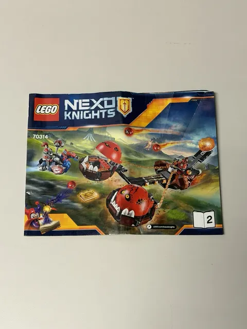 LEGO 70314 NEXO KNIGHTS Instruction Manual Book  2 Only