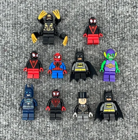 Lego Super Heroes Minifigure Lot Outrider Spider-man Batman